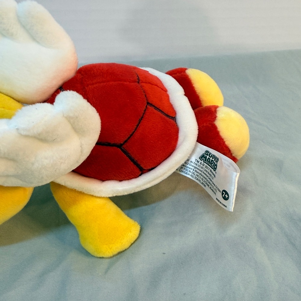 Nintendo Super Mario Paratroopa Plush Red Shell Little Buddy Yellow Koopa 8.5" - Picture 5 of 7